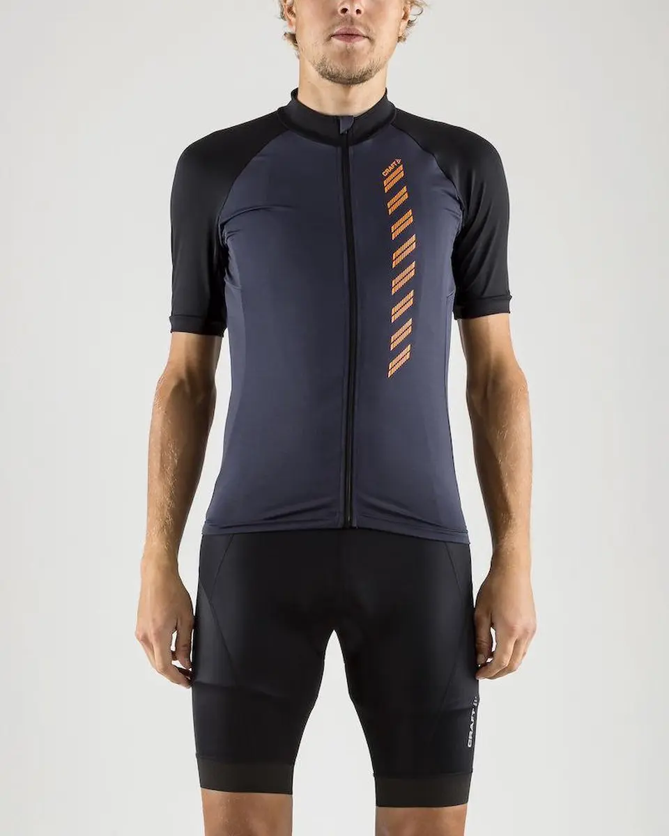 Craft Velo Jersey 2.0 Fietsshirt Heren Gravel/Black M