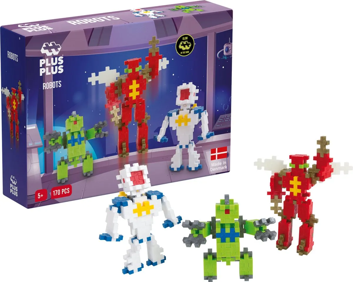 Plus-Plus Basic Robot 170 Bouwstenen - Robots