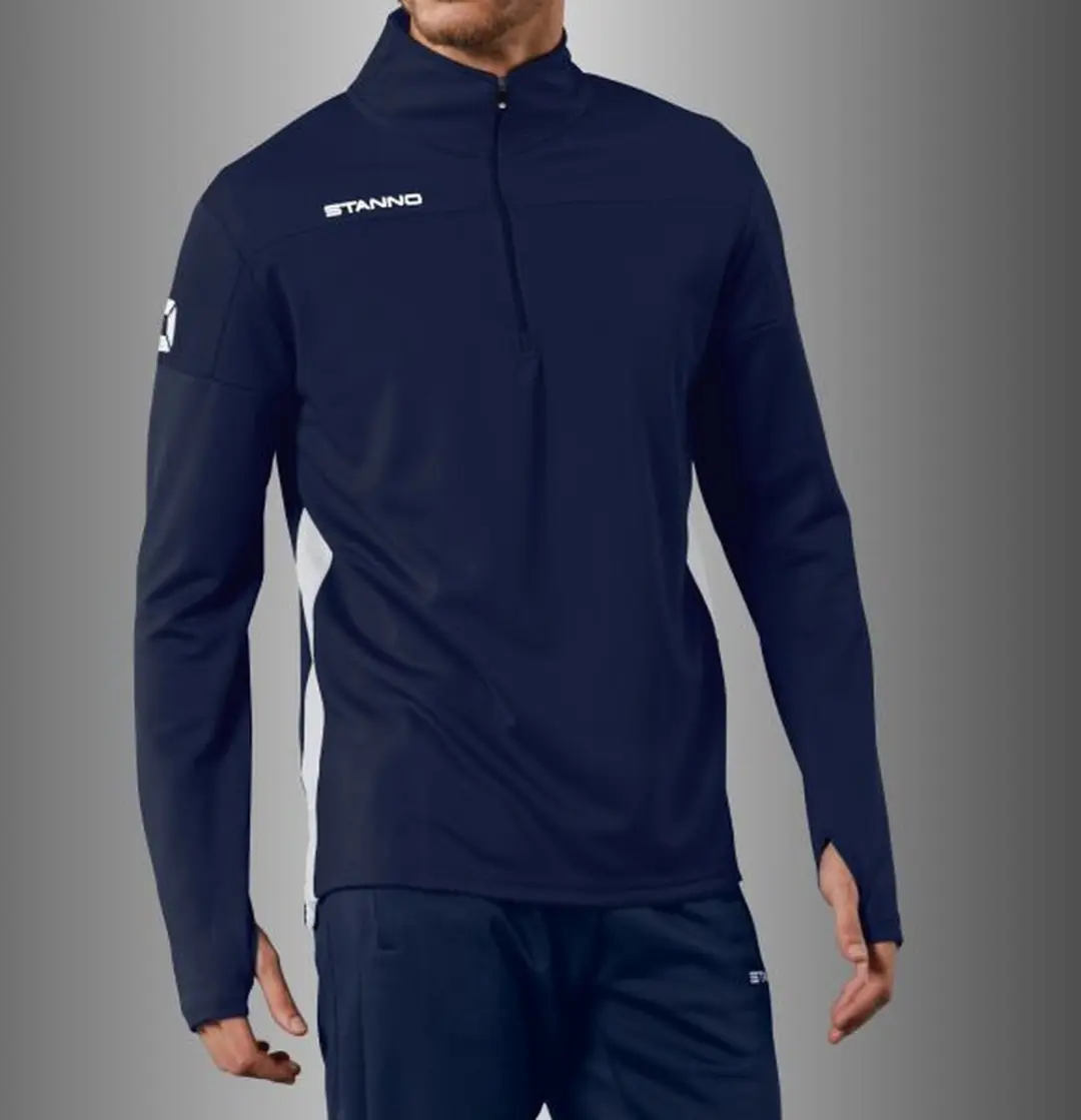 Stanno Pride 1/4 Zip Top 152 - Navy/Wit