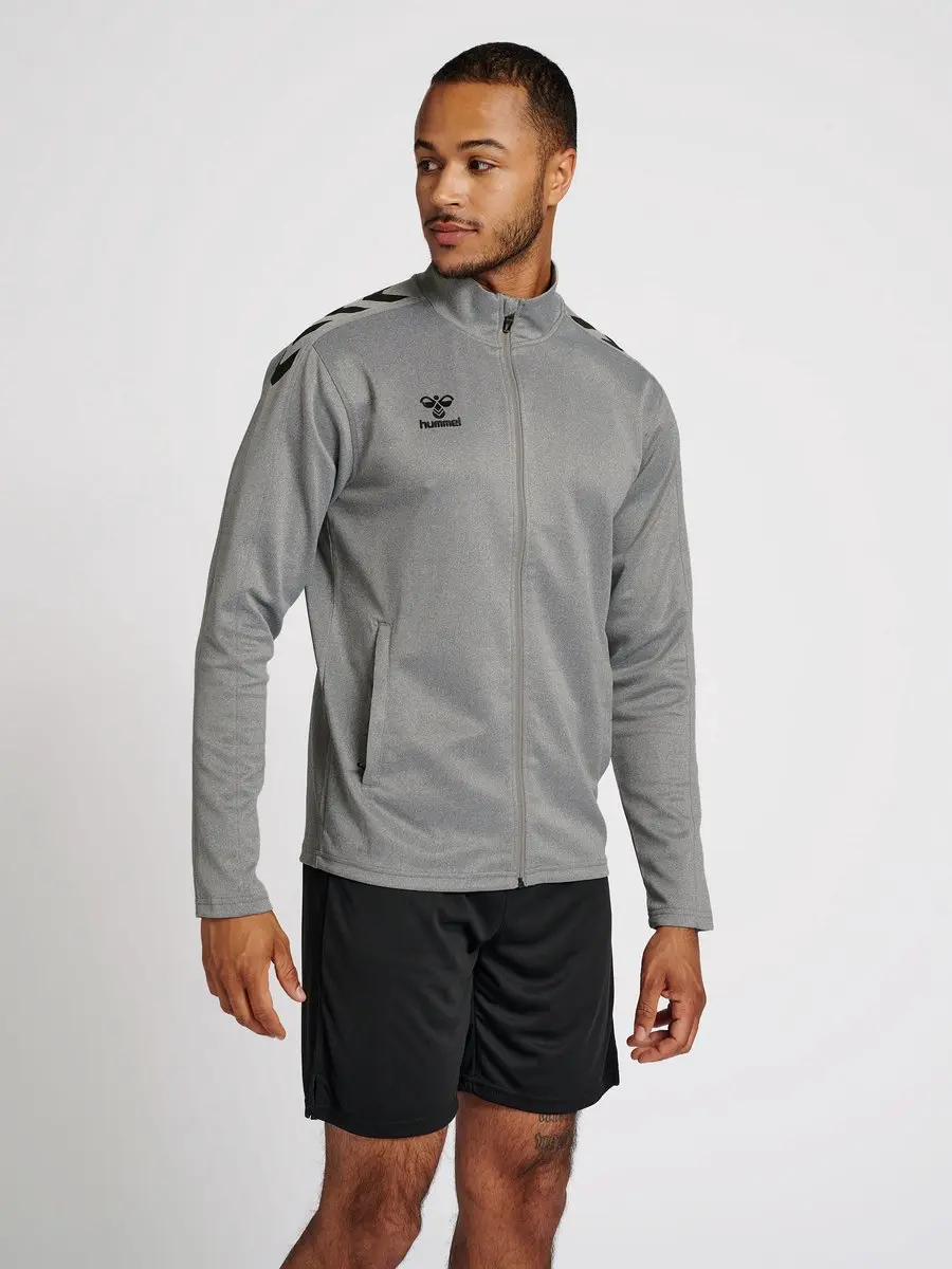 Hummel Hmlcore Xk Poly Zip Sweater - M - Grijs