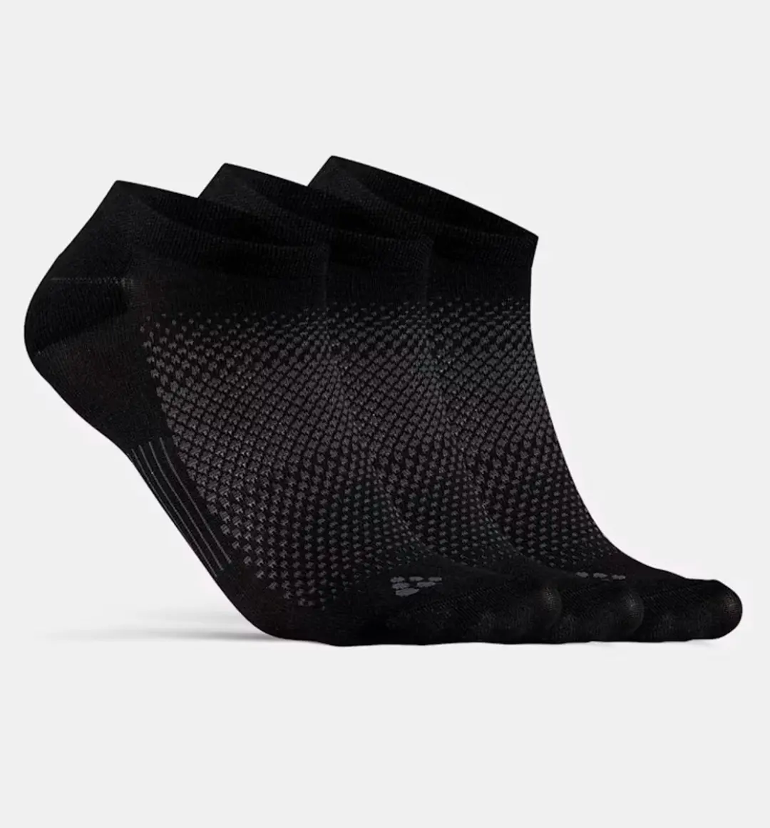 Craft Core Dry Footies 3 Stuks - Zwart