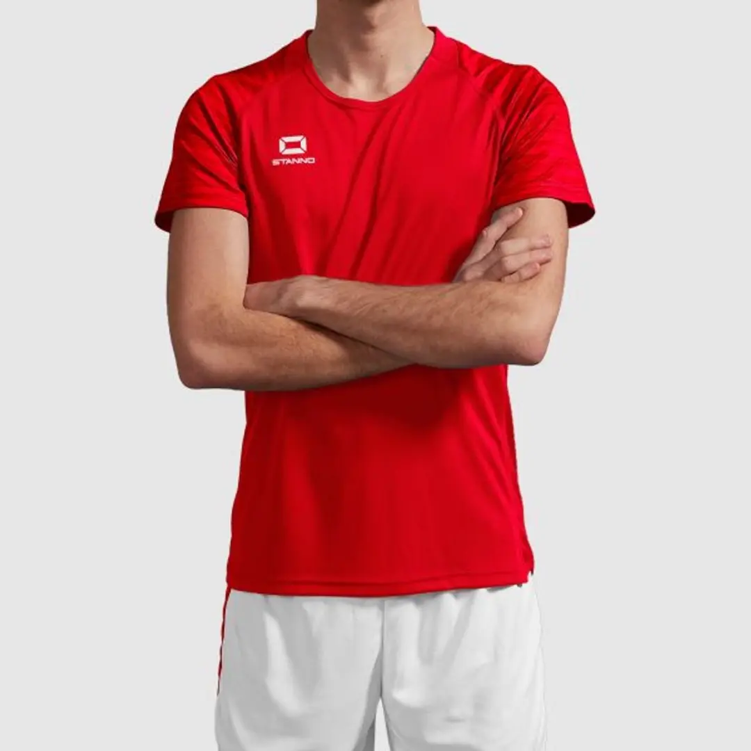 Stanno Bolt T-Shirt - 128 - Rood - afbeelding 6 van 6