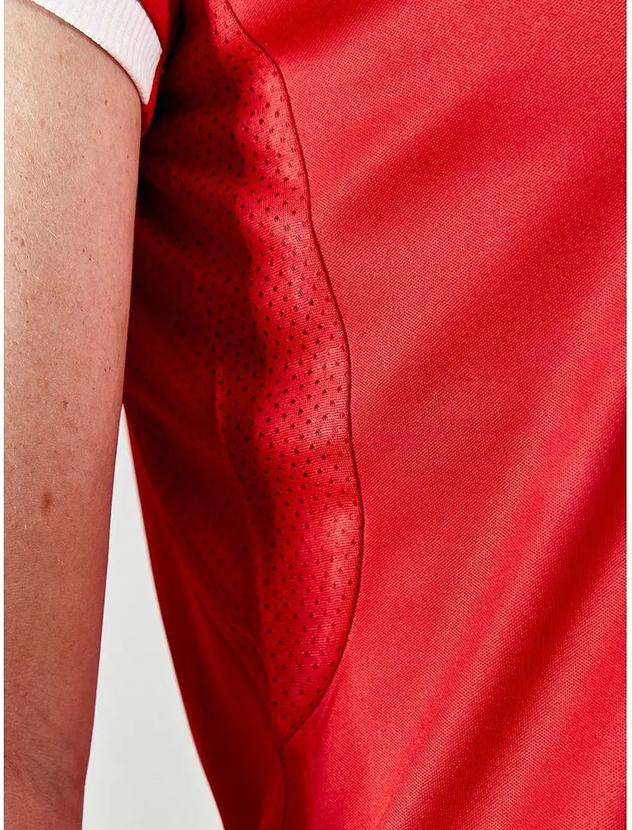 Craft Progress 2.0 Shirt Dames - Korte mouwen - Rood - Maat L