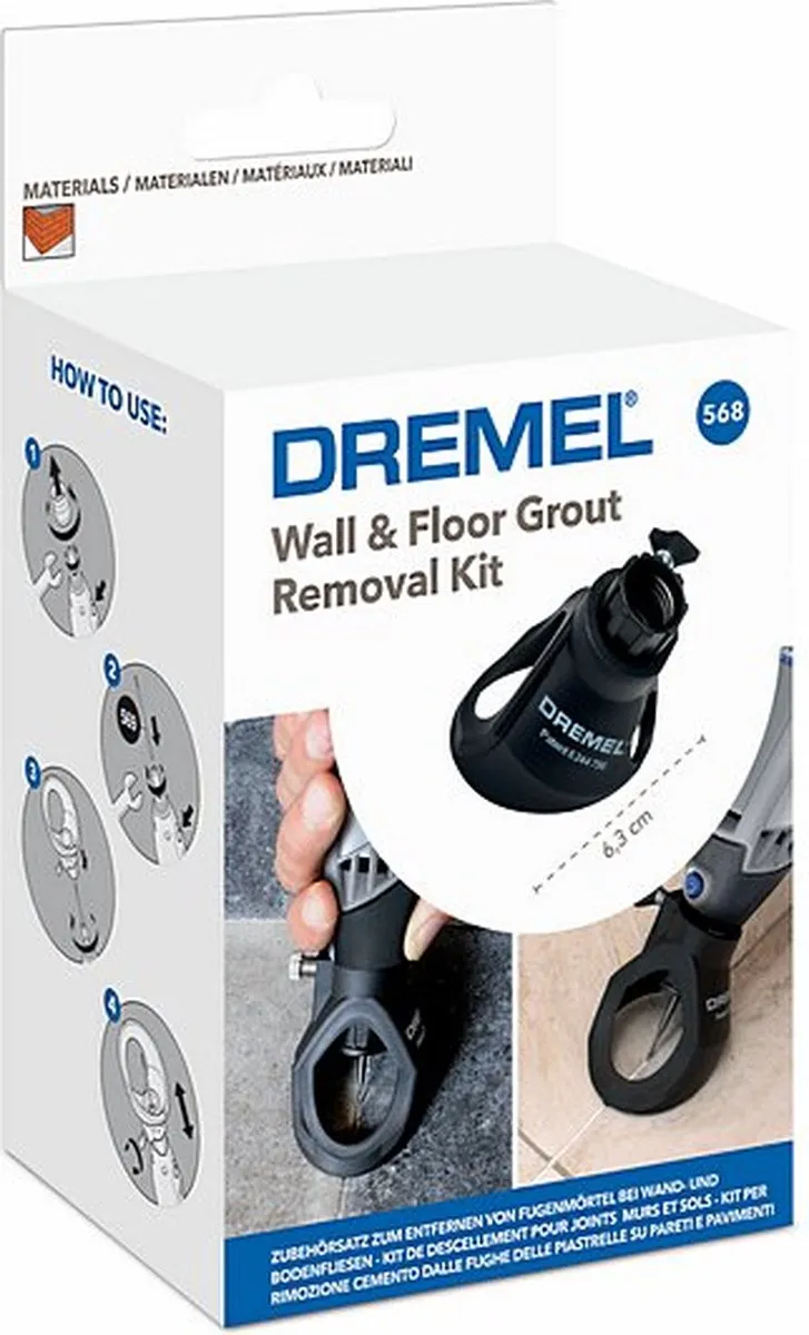 Dremel 568JB Voegverwijderingsfrees - Roterend - Keramiek/Steen