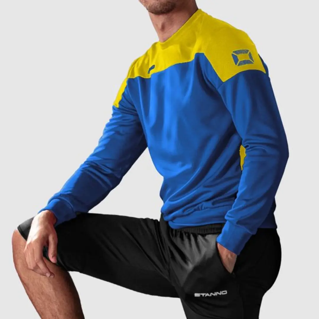 Stanno Pride Top Sporttrui - M - Blauw/Geel