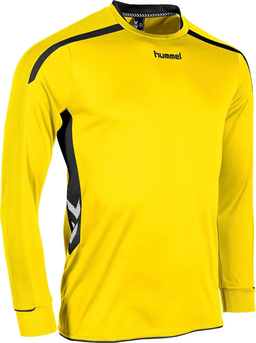 Hummel Preston L/S Sportshirt Kids 128 - Geel