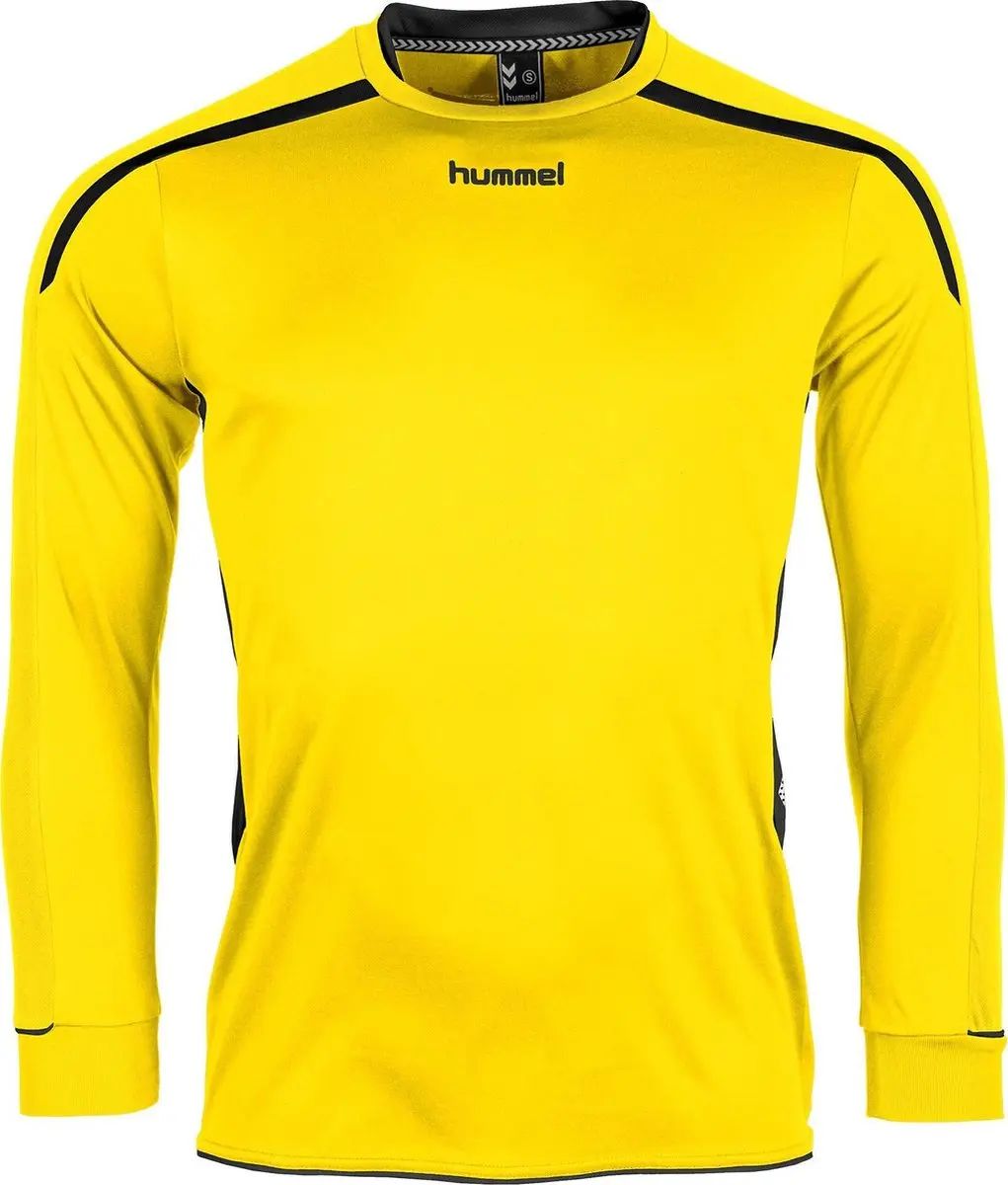 Hummel Preston L/S Sportshirt Kids 128 - Geel
