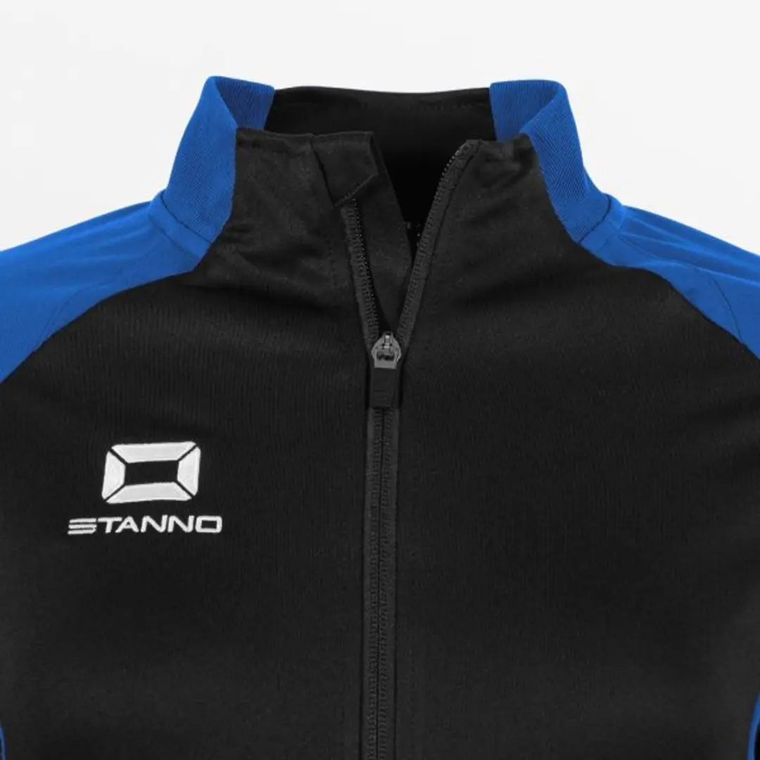 Stanno Stadio Full Zip Top Dames - Maat M - Zwart/Blauw