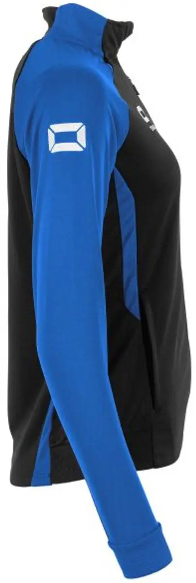 Stanno Stadio Full Zip Top Dames - Maat M - Zwart/Blauw