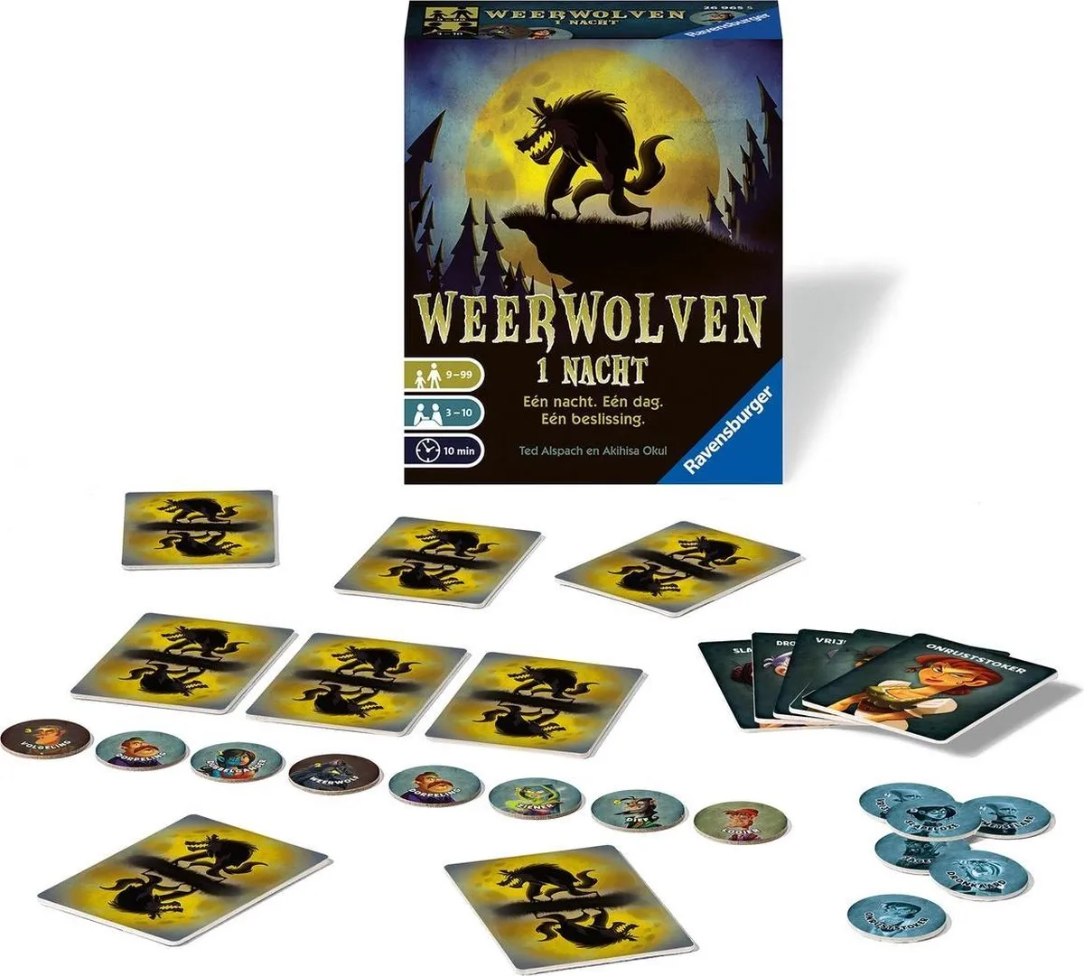 Ravensburger Weerwolven 1 Nacht - 3-10 Spelers