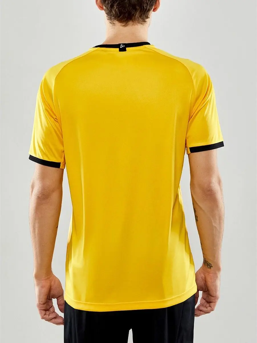 Craft Progress 2.0 Shirt Heren - Geel/Zwart XS
