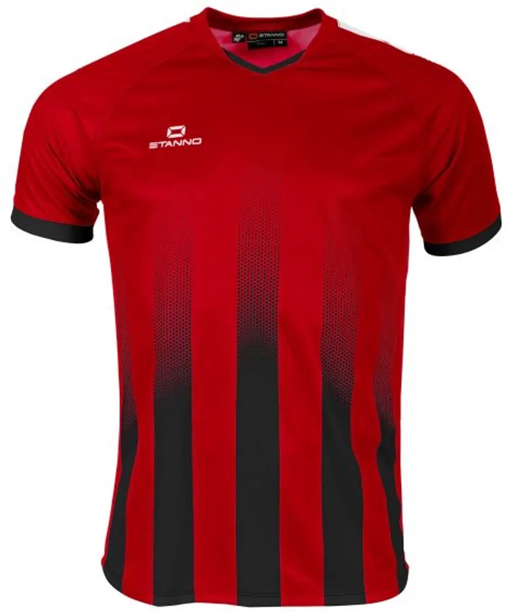 Stanno Vivid Shirt 152 - Rood/Zwart