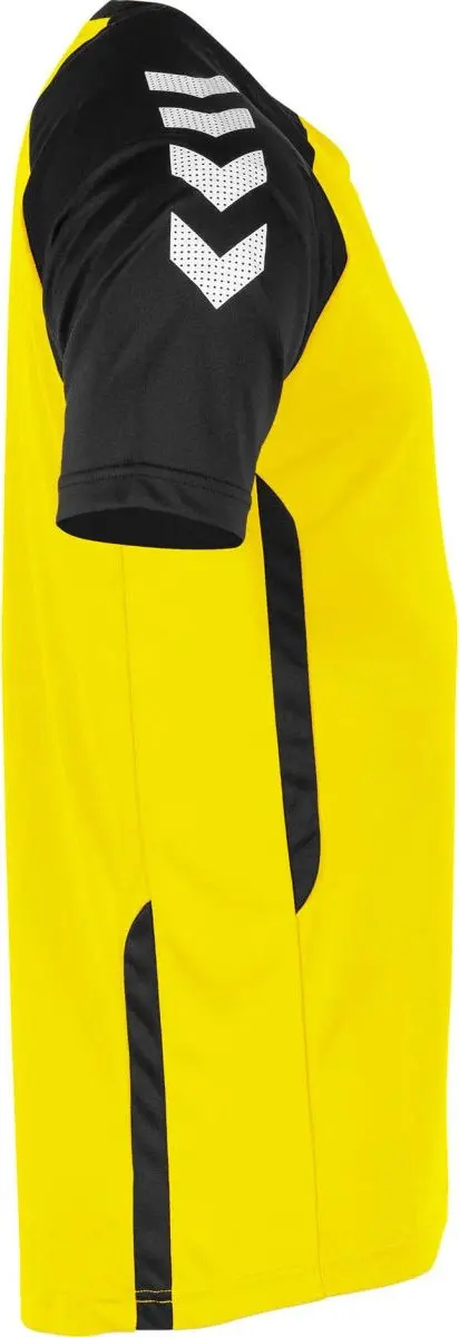 Hummel Authentic Tee Sportshirt - Geel - Maat S