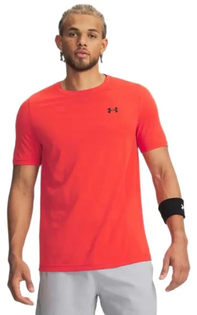 Under Armour Vanish Seamless SS Heren T-shirt - Rood - afbeelding 6 van 6
