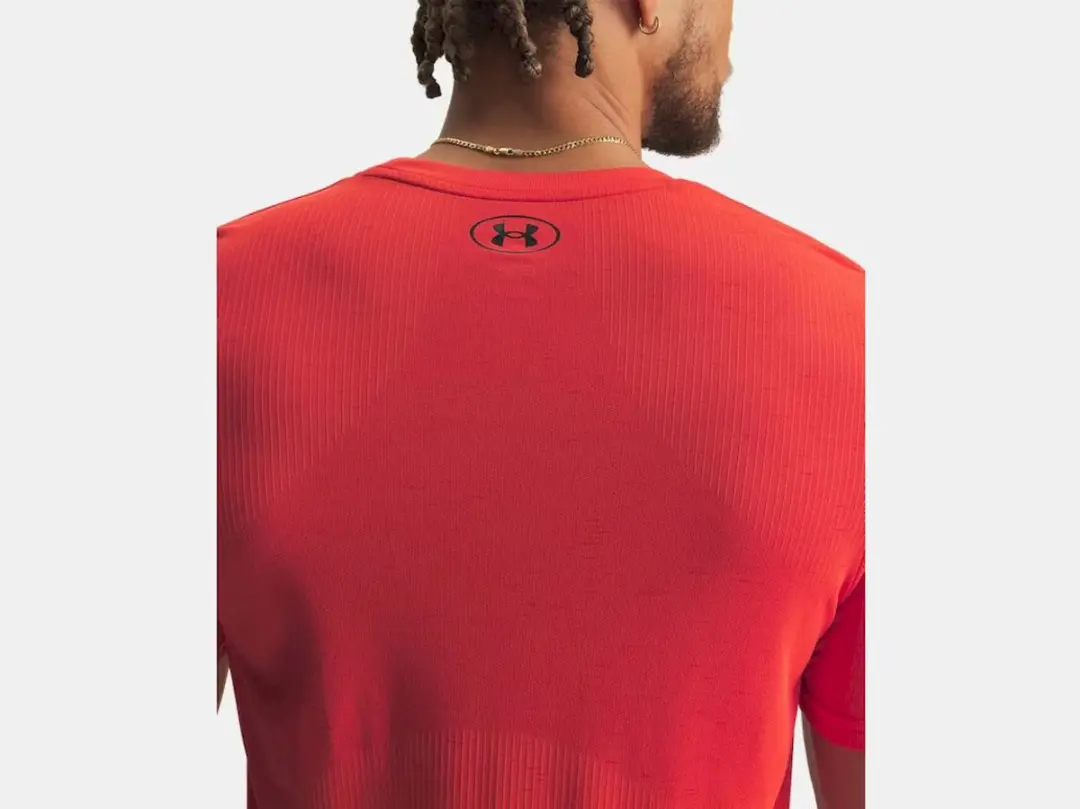 Under Armour Vanish Seamless SS Heren T-shirt - Rood