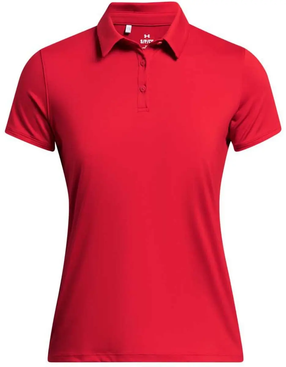 Under Armour Tee To Green Dames Poloshirt M - Rood