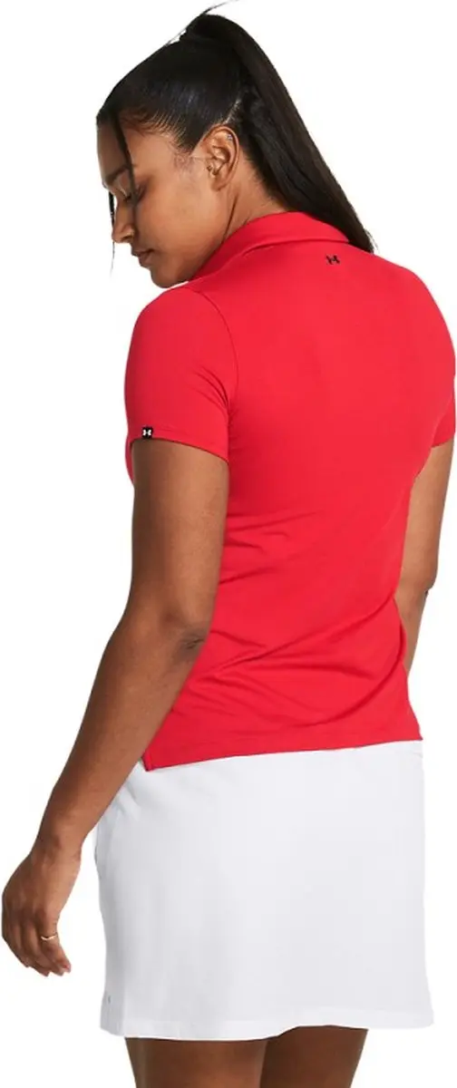 Under Armour Tee To Green Dames Poloshirt M - Rood