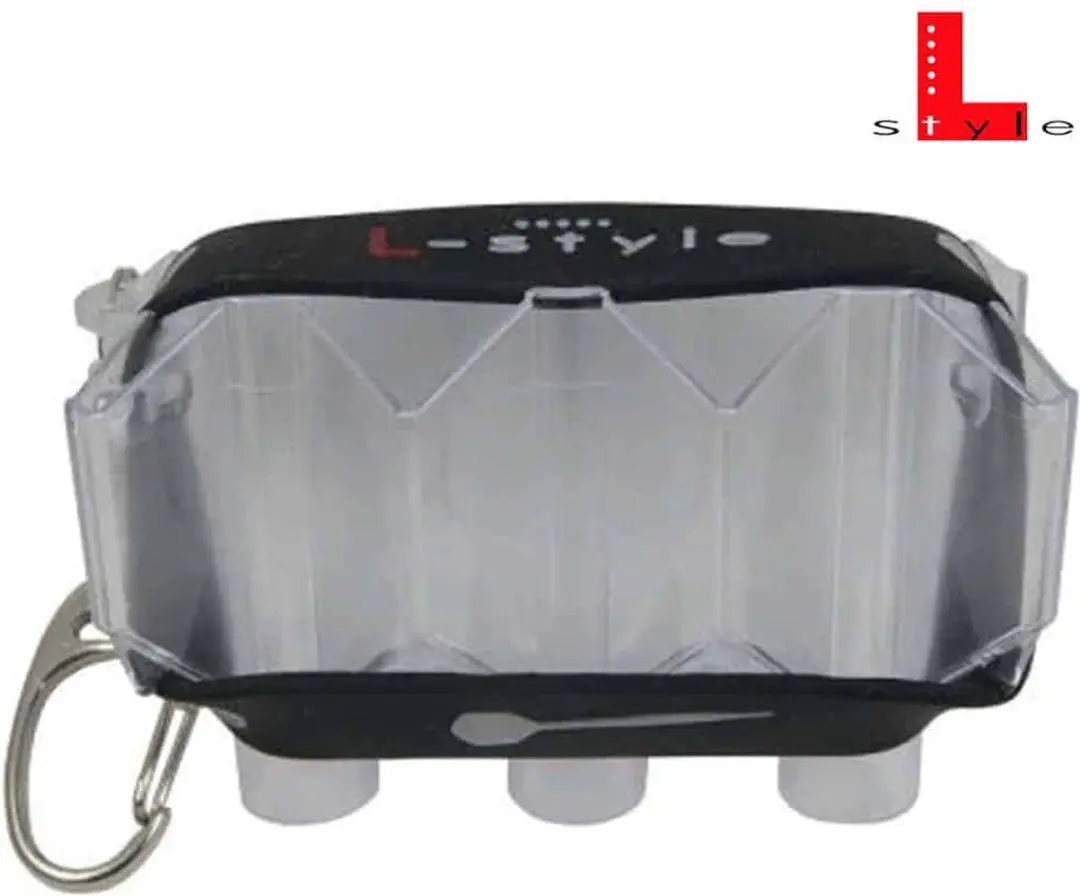 L-Style Krystal Flight Case KRYL-CLBK - Clear Zwart
