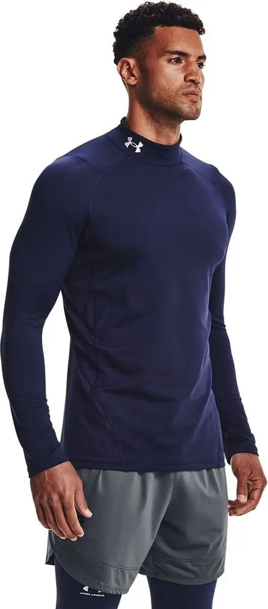 Under Armour CG Armour Fitted Mock - Midnight Navy S