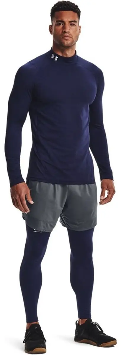 Under Armour CG Armour Fitted Mock - Midnight Navy S