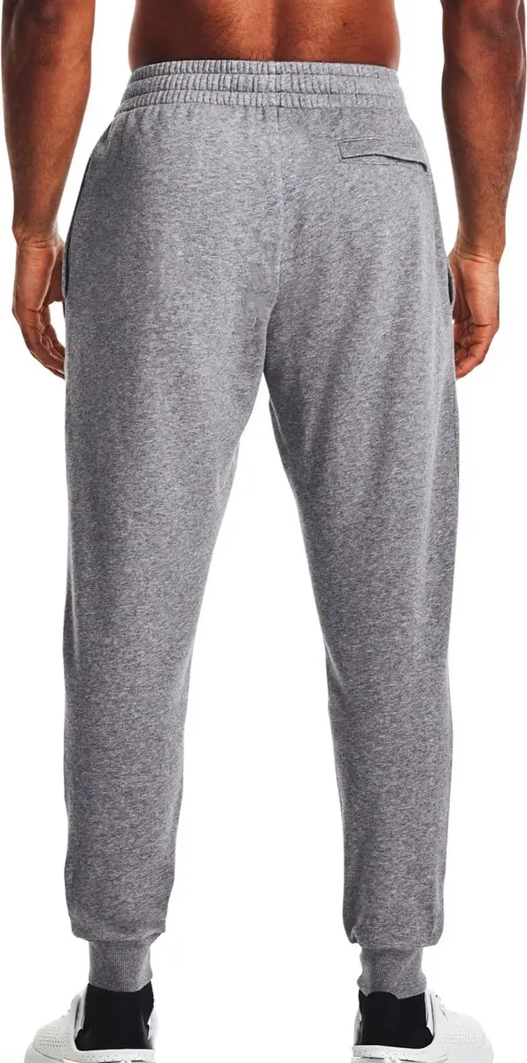 Under Armour UA Rival Fleece Joggers L - Castlerock/Wit - afbeelding 6 van 6