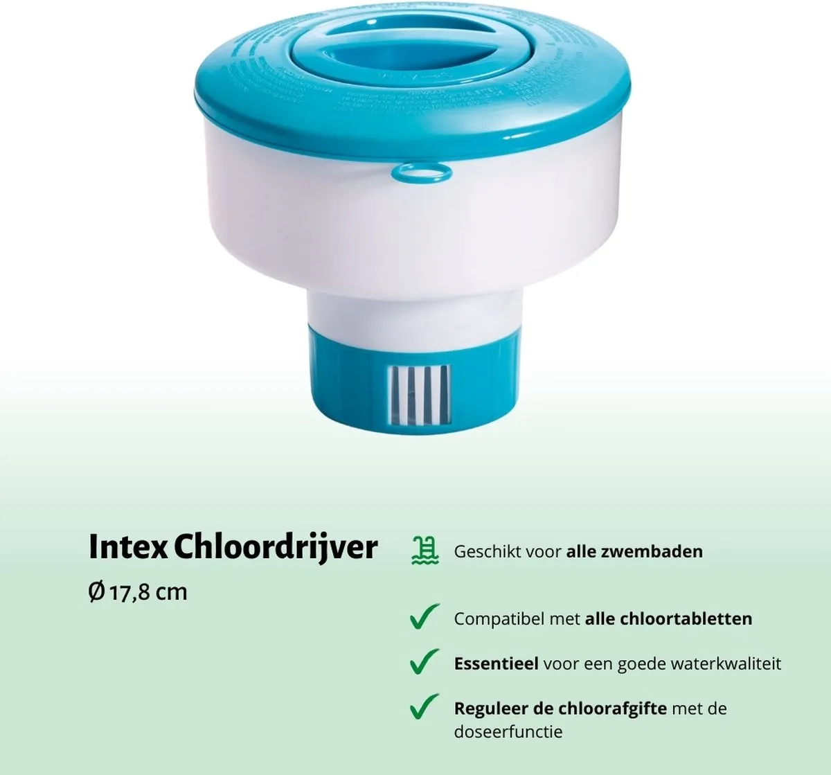 Intex ZX50 Automatische Zwembadstofzuiger 28007 - Lichtgrijs