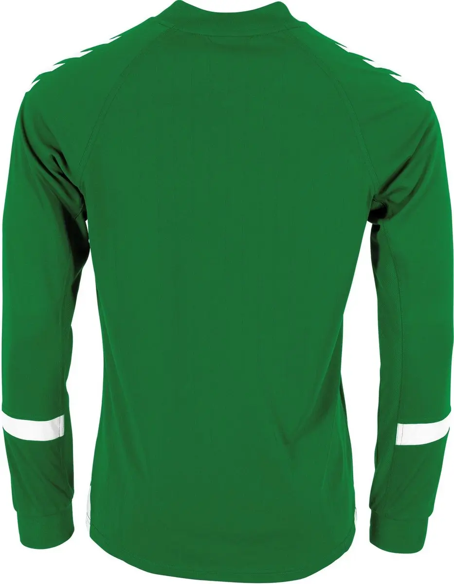 Hummel Fyn Voetbalshirt Lange Mouw Kinderen 140 - Groen/Wit
