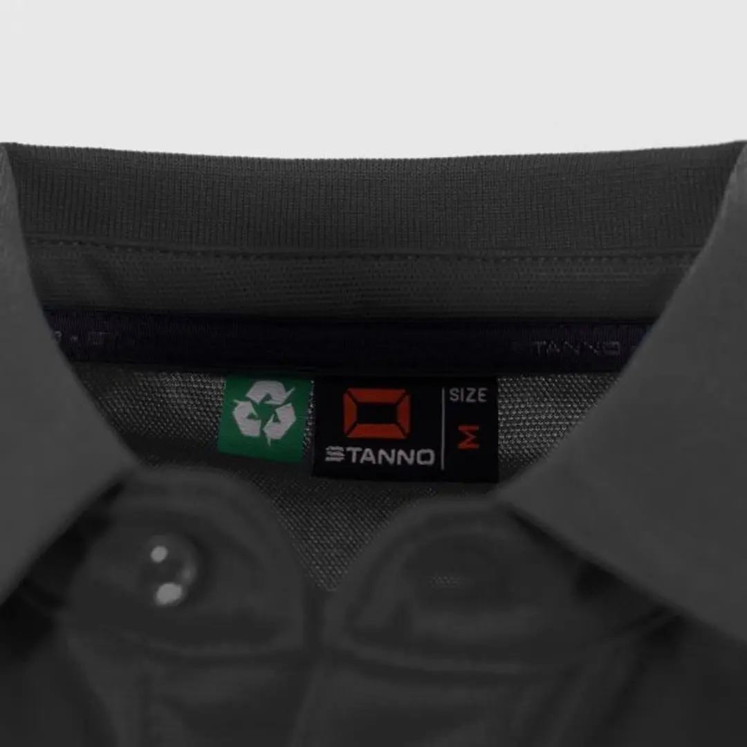 Stanno Prime Polo Zwart - Maat S