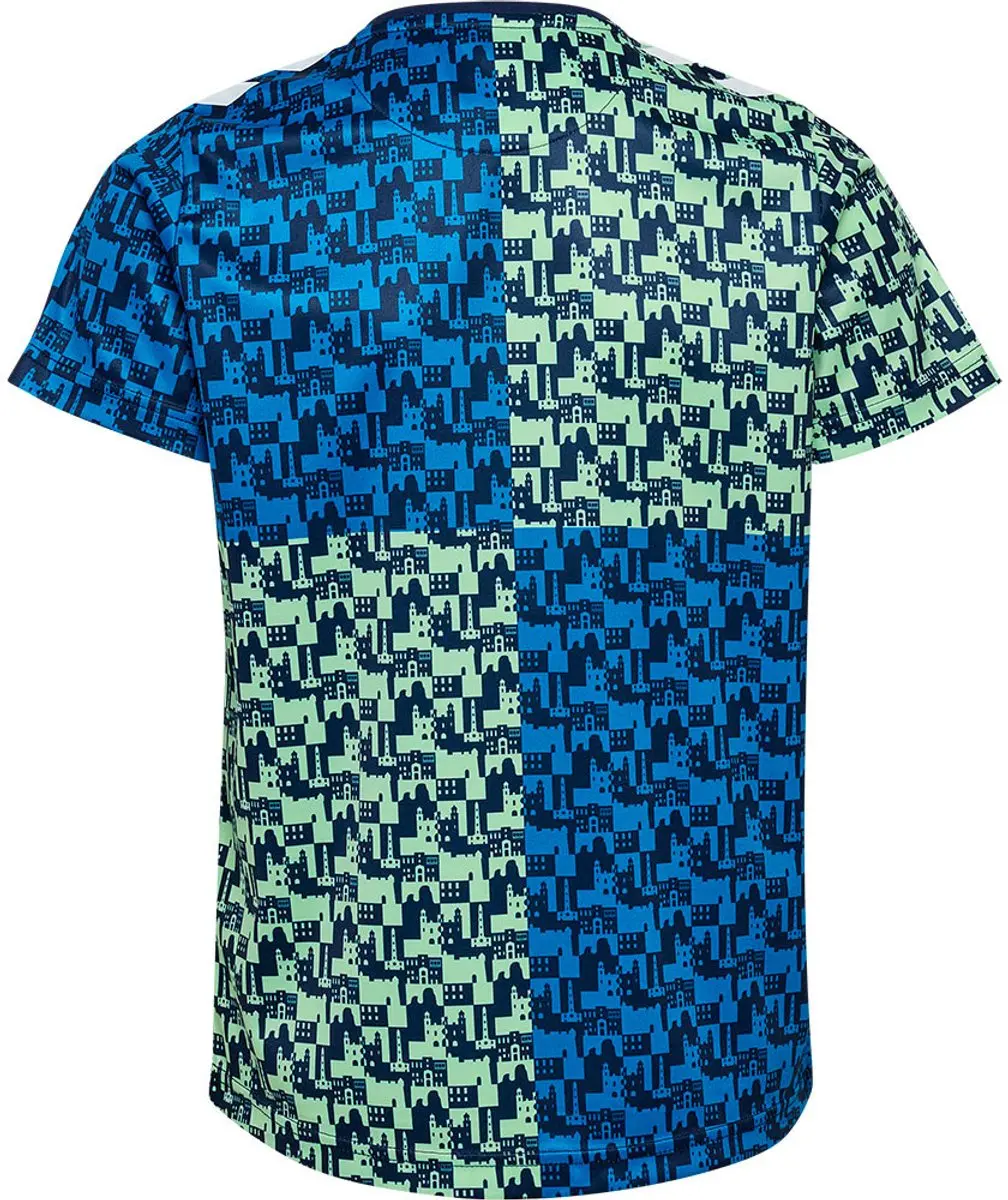 Hummel Ud Las Palmas 24/25 T-shirt Junior - 176 cm - Patina Green/Marine
