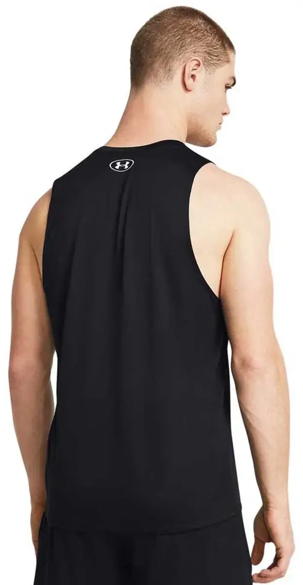 Under Armour UA Tech Tank Heren - Zwart