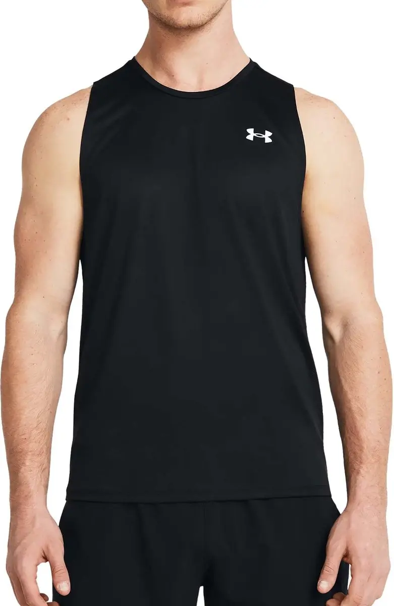Under Armour UA Tech Tank Heren - Zwart