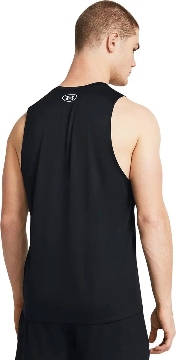 Under Armour UA Tech Tank Heren - Zwart - afbeelding 6 van 6