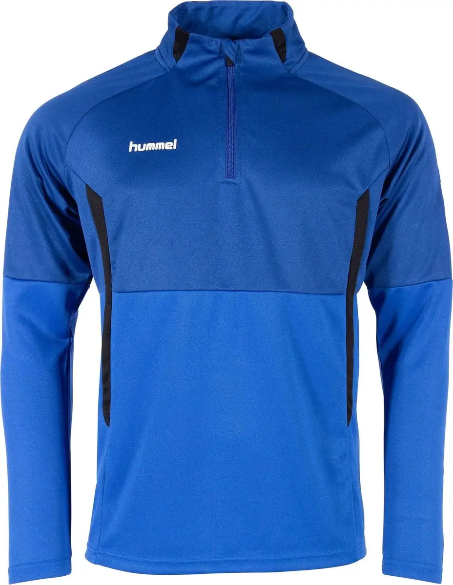 Hummel Authentic 1/4 Zip Sporttrui - S - Blauw - afbeelding 6 van 6