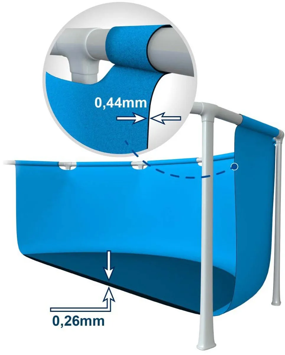 Intex Staal Rond Bovengronds Zwembad 183cm - 700 Liter - Blauw