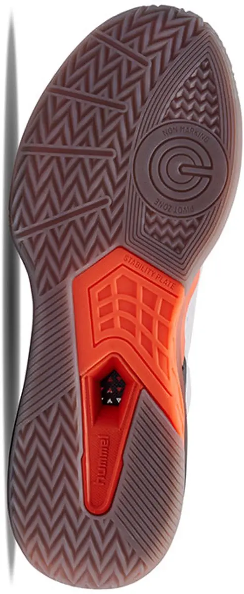 Hummel Hb Powerstrike Pro Handbalschoenen 44 - Black/Orange