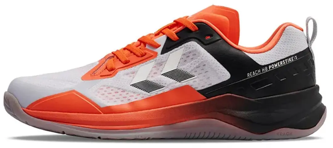 Hummel Hb Powerstrike Pro Handbalschoenen 44 - Black/Orange