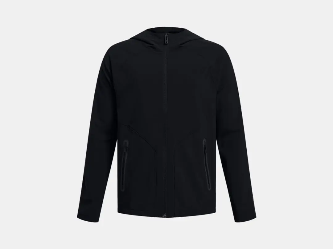 Under Armour Unstoppable Full Zip Kinderjas 140/152 - Zwart