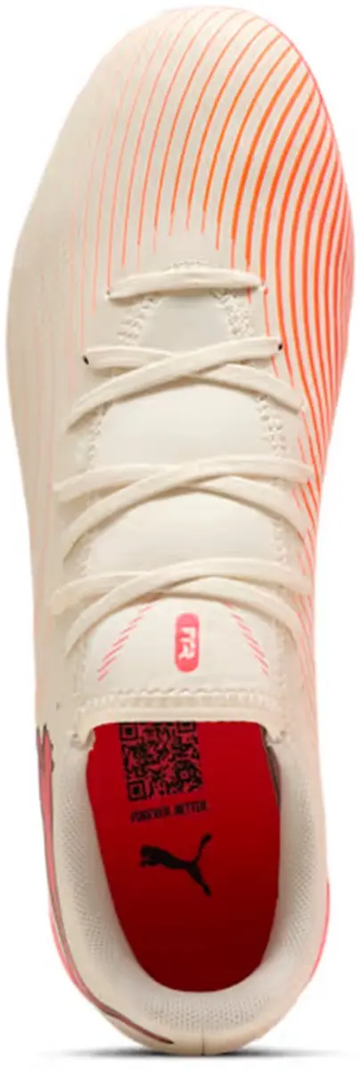 PUMA Future 9 Play FG/AG Sportschoenen - 40 - Sugared Almond/Wit/Rood/Zwart