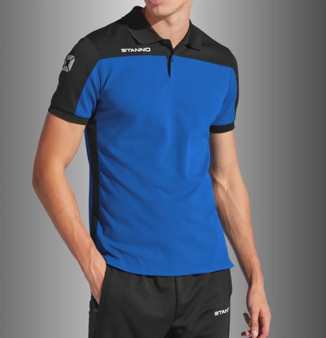 Stanno Pride Polo L - Blauw/Zwart