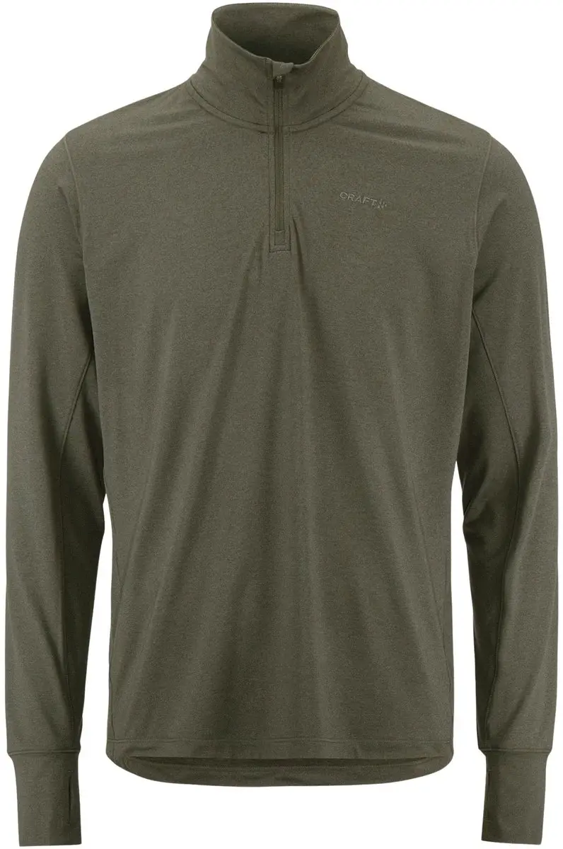 Craft Flow HZ Longsleeve Shirt Heren - L - Donkergroen