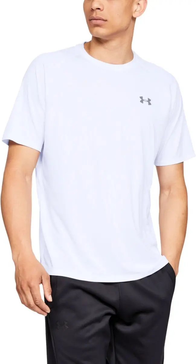 Under Armour UA Tech 2.0 SS Tee Heren Sportshirt - Wit
