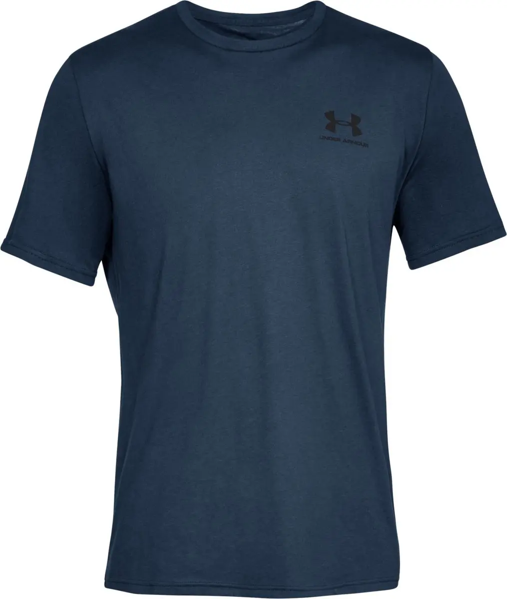 Under Armour UA M Sportstyle LC SS-Blu Heren Sportshirt