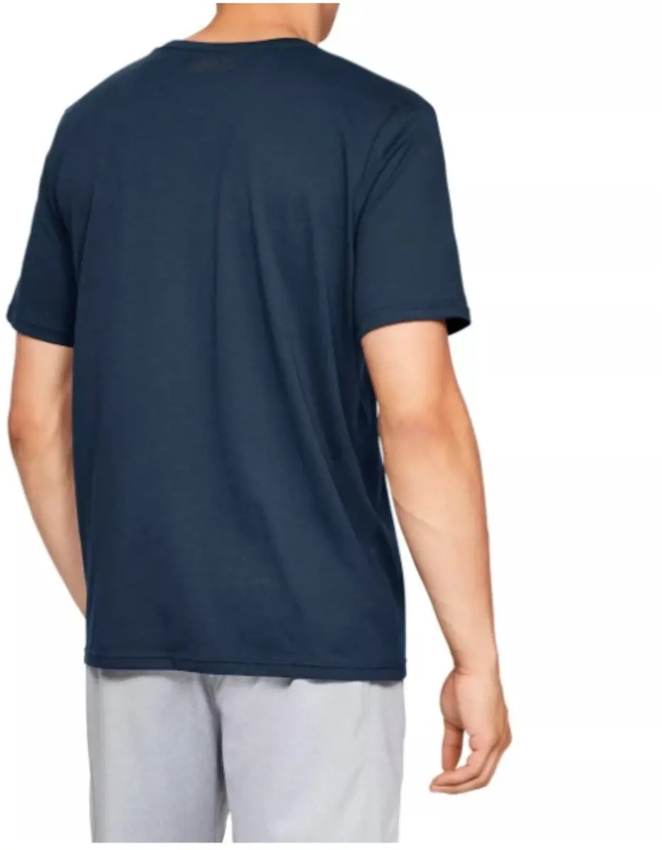Under Armour UA M Sportstyle LC SS-Blu Heren Sportshirt - Zwart
