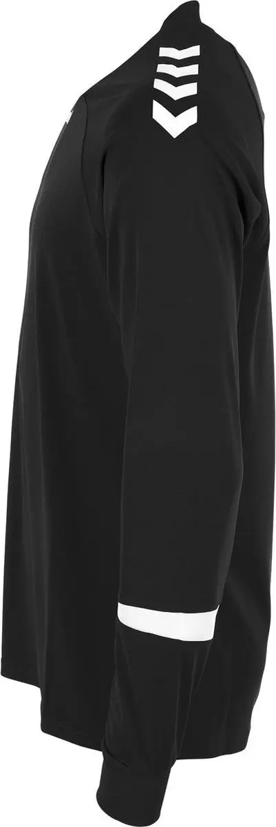 Hummel Fyn Voetbalshirt Lange Mouw Kinderen 128 - Zwart/Wit