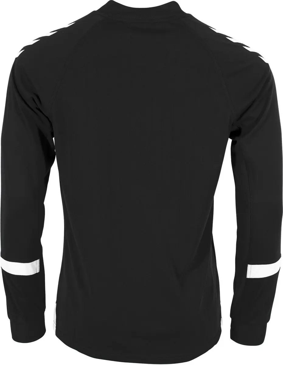 Hummel Fyn Voetbalshirt Lange Mouw Kinderen 128 - Zwart/Wit