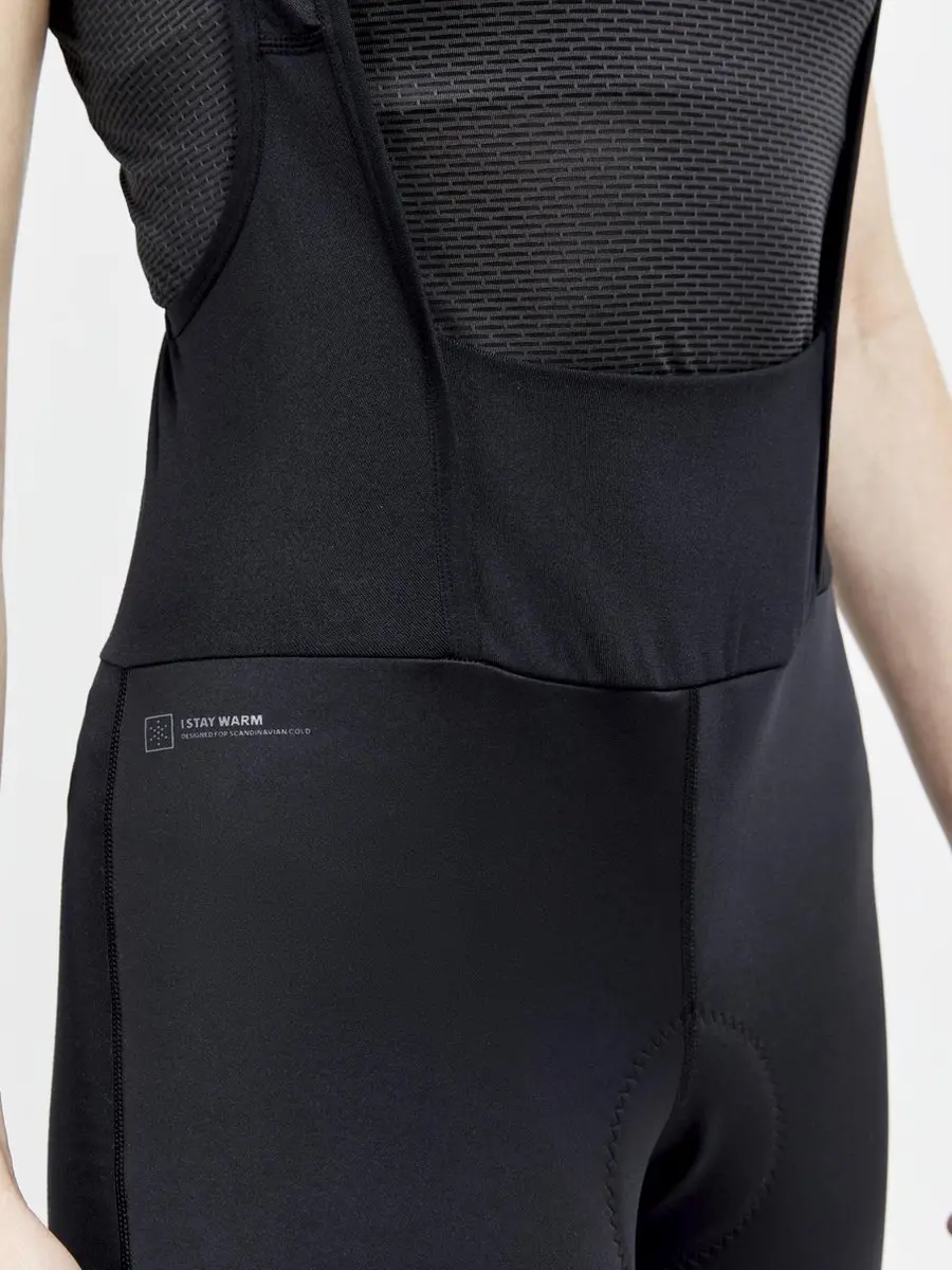 Craft Core Bike SubZ Wind Bib Tights Dames - Maat L - Zwart - afbeelding 6 van 6