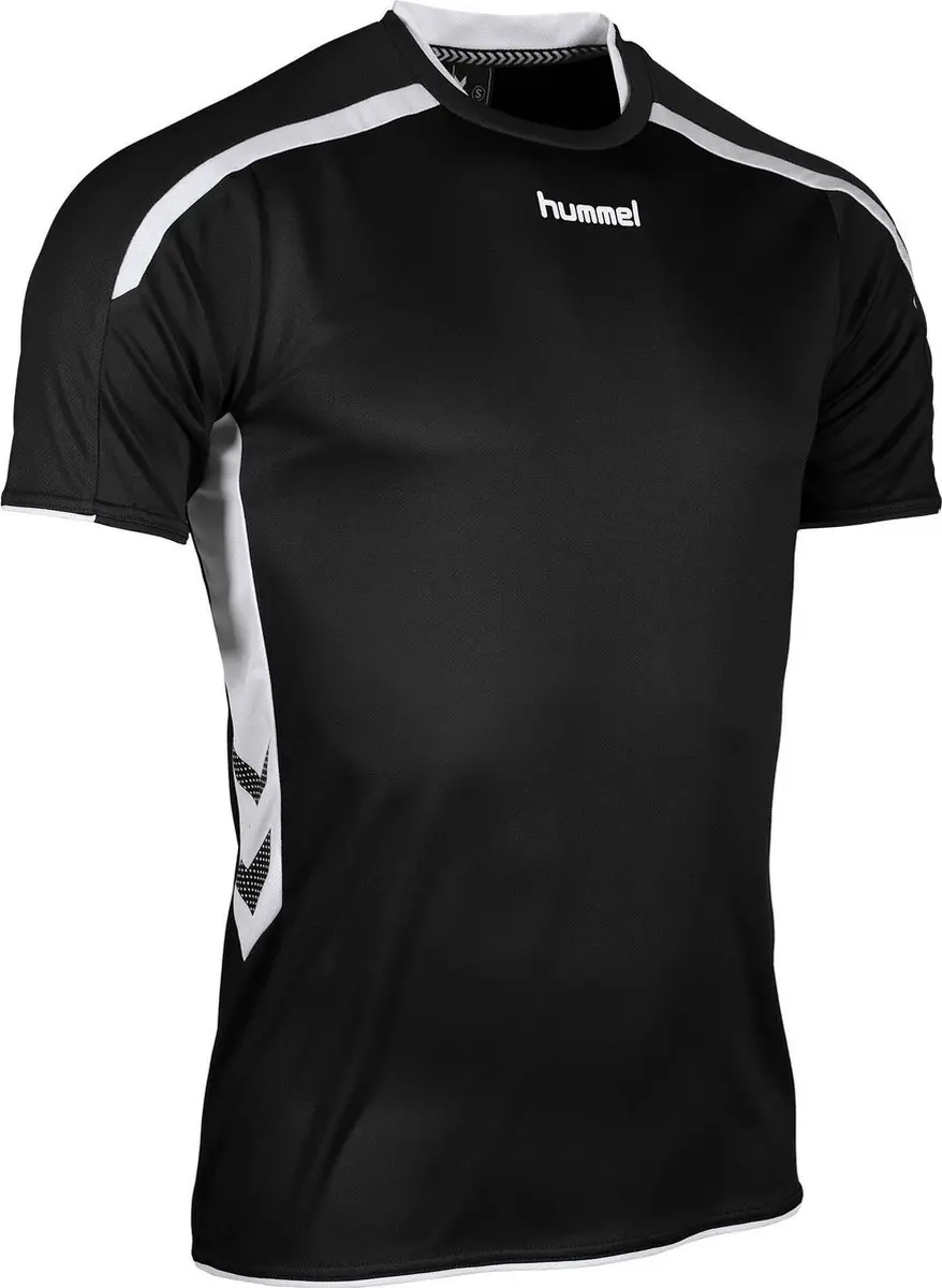 Hummel Preston Sportshirt Unisex M - Zwart