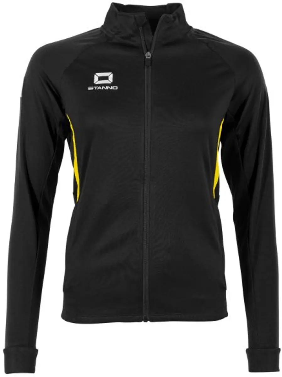 Stanno Stadio Full Zip Top Dames - Maat M - Zwart/Geel - afbeelding 6 van 6