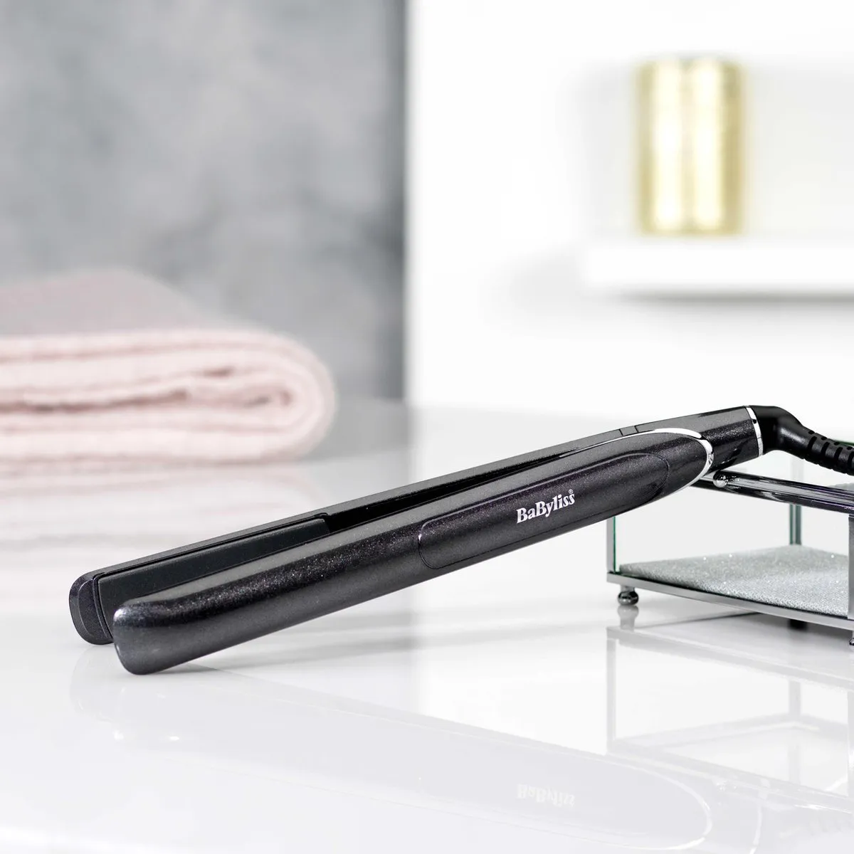 Babyliss Platinum Diamond 235 Stijltang ST259E - 10 standen - Zwart