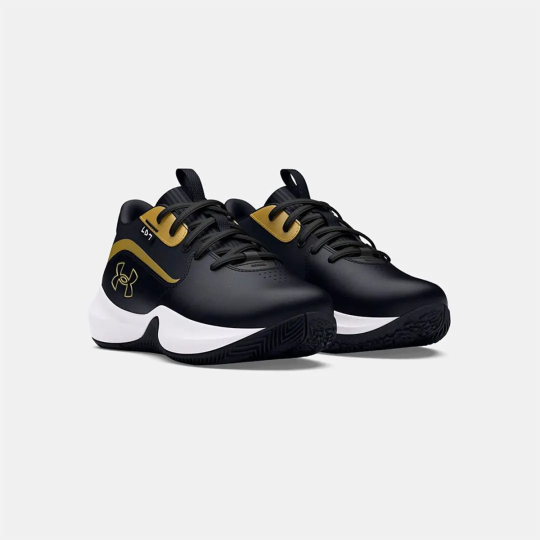 Under Armour Ps Lockdown 7 Basketbalschoenen 28 - Zwart
